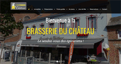 Desktop Screenshot of brasserieduchateau.be